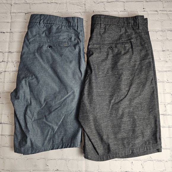 Hurley Other - Hurley X Nike Dri-Fit Mens Chino Shorts 38 Gray Blue (Bundle‎ Of 2) Golf Casual